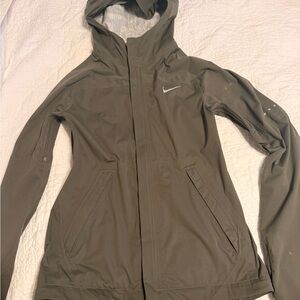 Nike Women's Green Hooded Ski Jacket